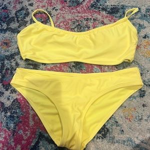 A bikini set yellow